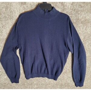 Pendleton Classic Women's 100% Cotton Blue Sweater Size M